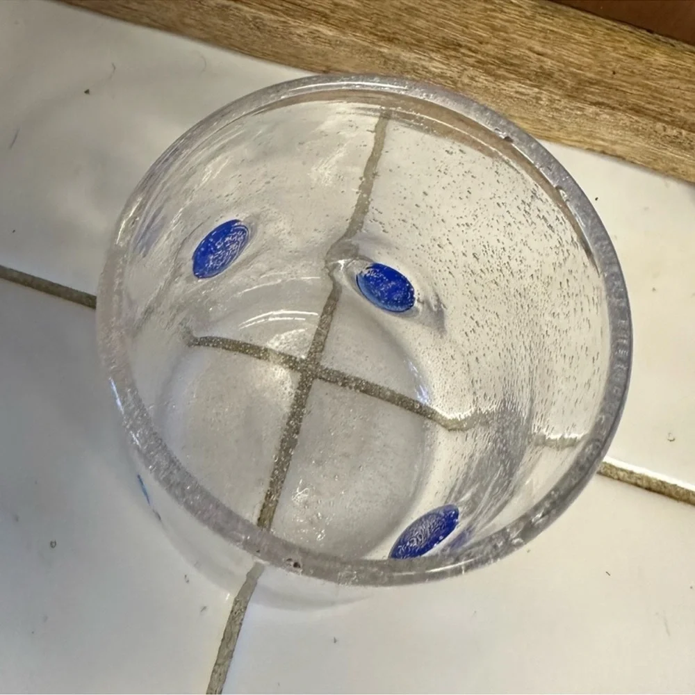 Blue Evil Eye Juice Icon Glass NWOT - Picture 4 of 5